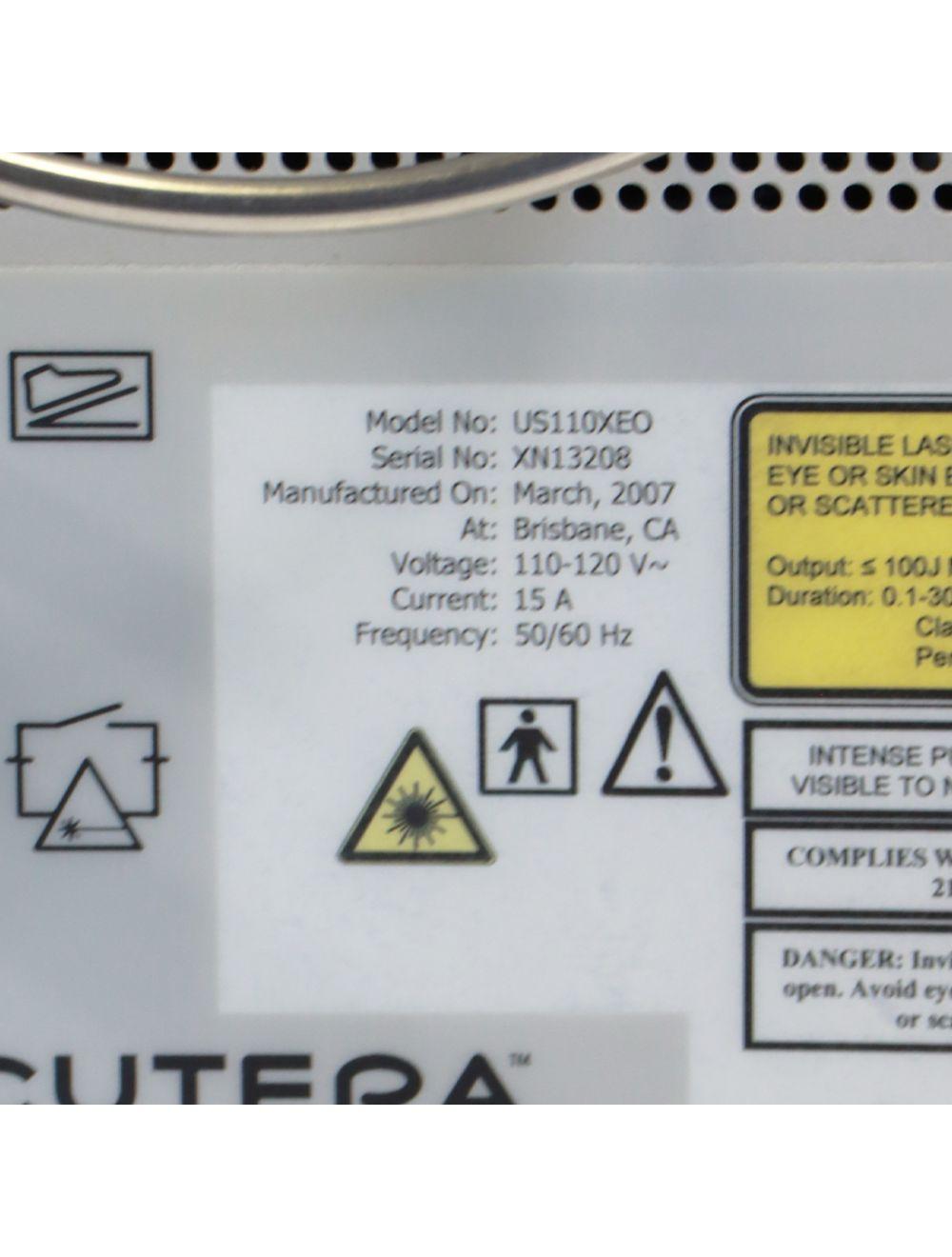 2007 Cutera Xeo Skin Resurfacing Nd: YAG Laser 1064nm Limelight US110XEO image 7