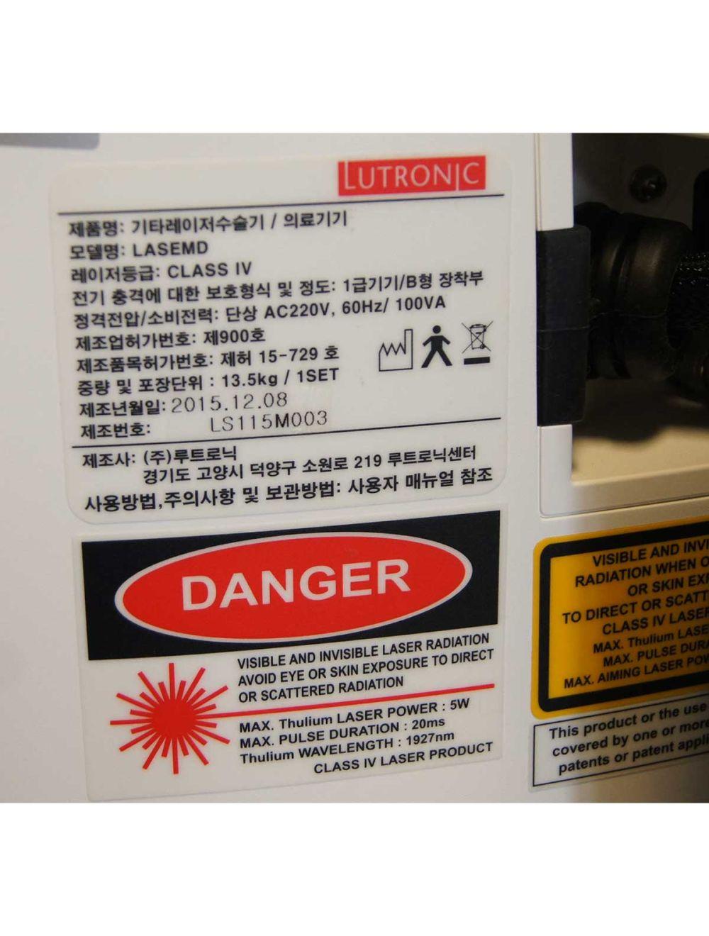 Lutronic LaseMD Pro Fractional Skin Wrinkles Acne Resurfacing Laser System 2015 image 9