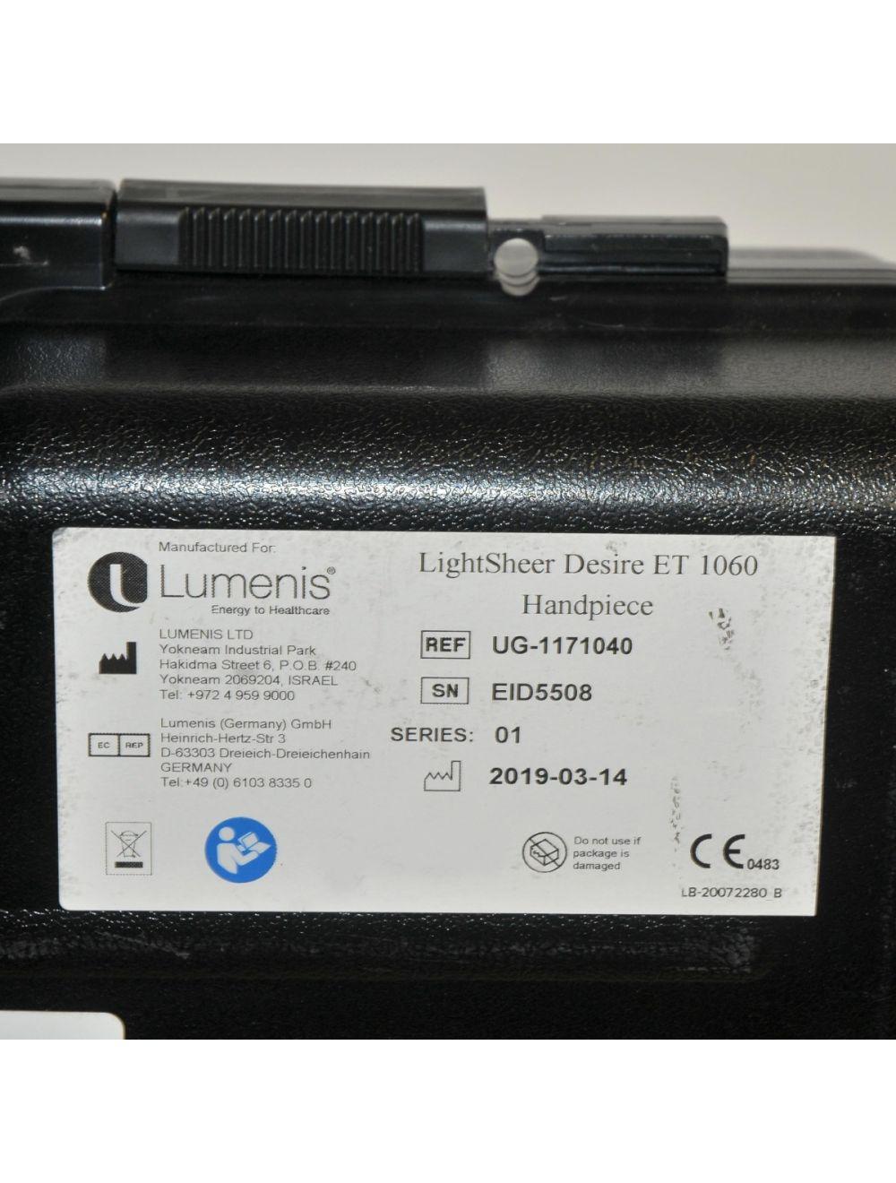 2019 LightSheer Lumenis DESIRE ET 1060nm Laser Hair Removal Chill Tip Handpiece image 10