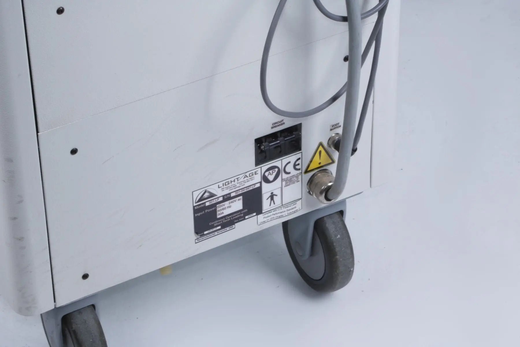 2006 Light Age EpiCare LP Alexandrite 755nm Laser Hair Removal System 501-LP