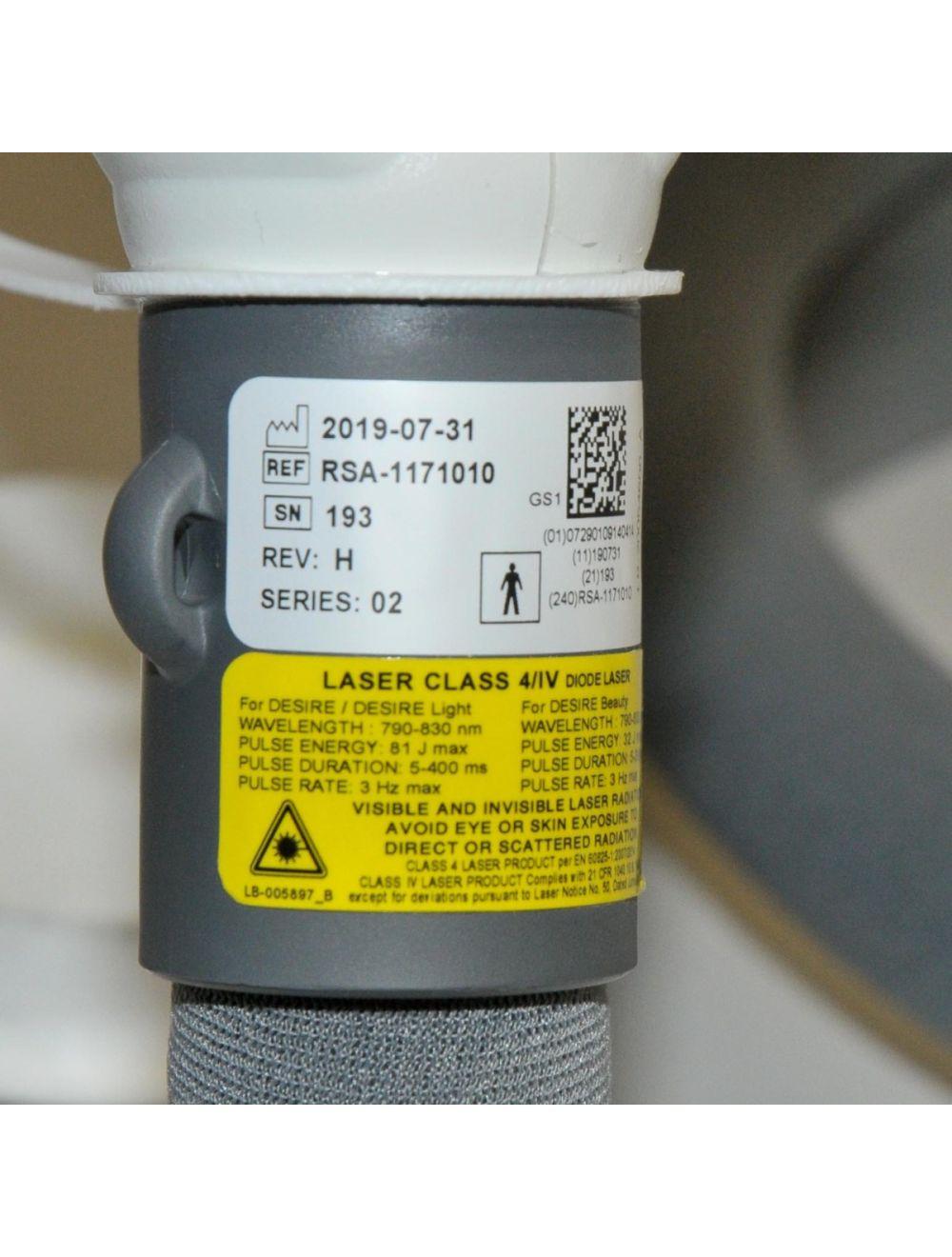 Lumenis LightSheer Handpiece DESIRE ET Laser Hair Removal 805 nm 9x9 Chill Tip image 6