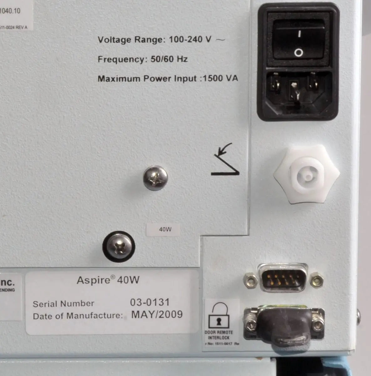 2009 Palomar Aspire SlimLipo 40-Watt Nd:YAG Body Sculpting Laser System