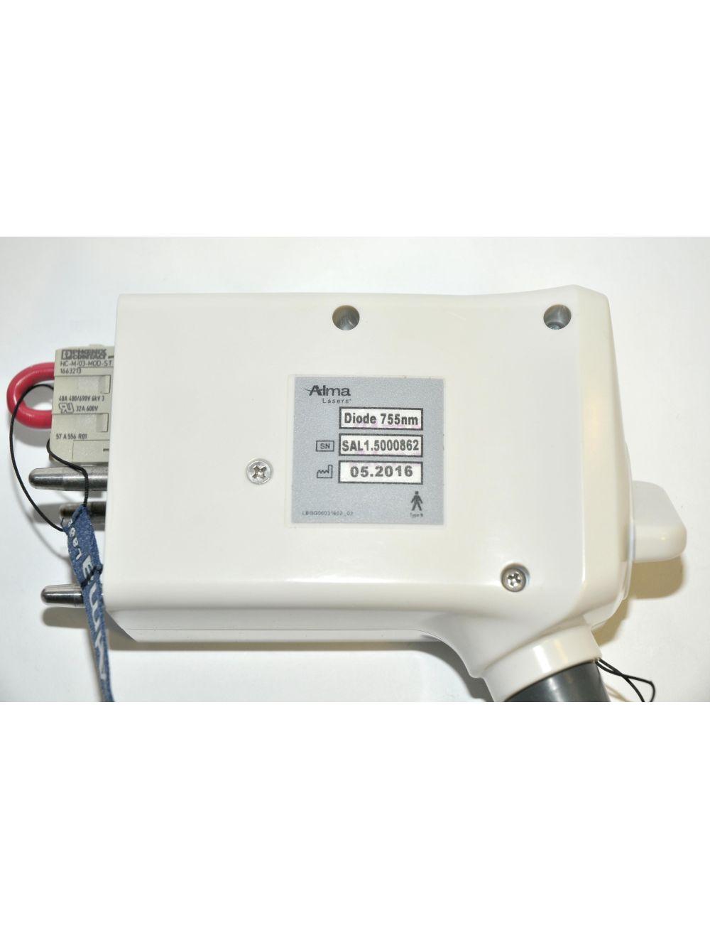 2016 Alma Diode Laser ALEX 755nm Platinum Soprano ICE Hair Removal Handpiece image 6