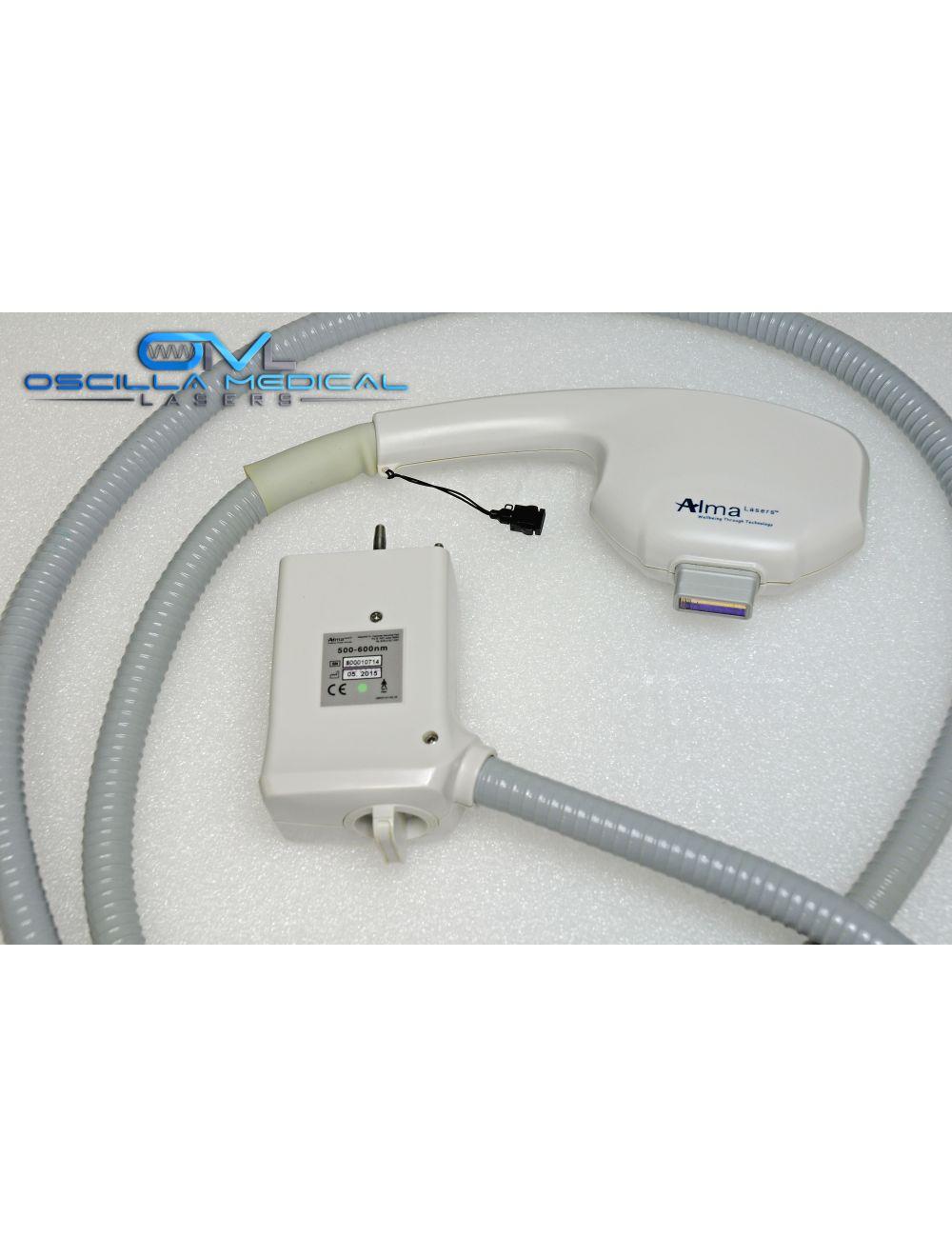 2015 Alma Harmony XL Pro Laser Dye VL HandPiece 500-600nm Vascular Lesions image 1