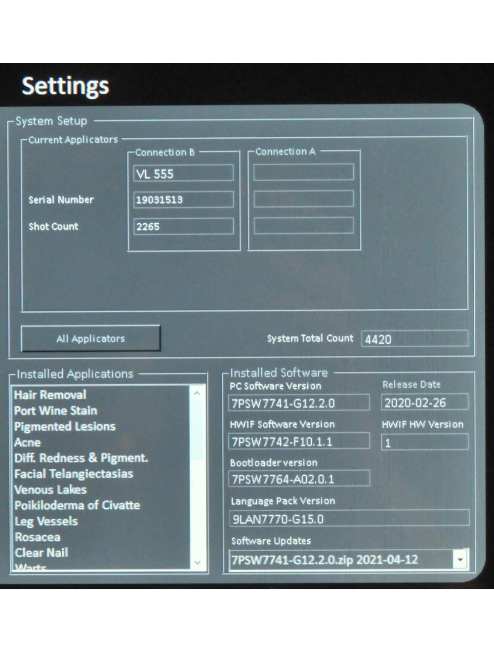 Candela Nordlys Ellipse IPL VL555 Handpiece Vascular Lesions Wrinkle Acne VL 555 image 7