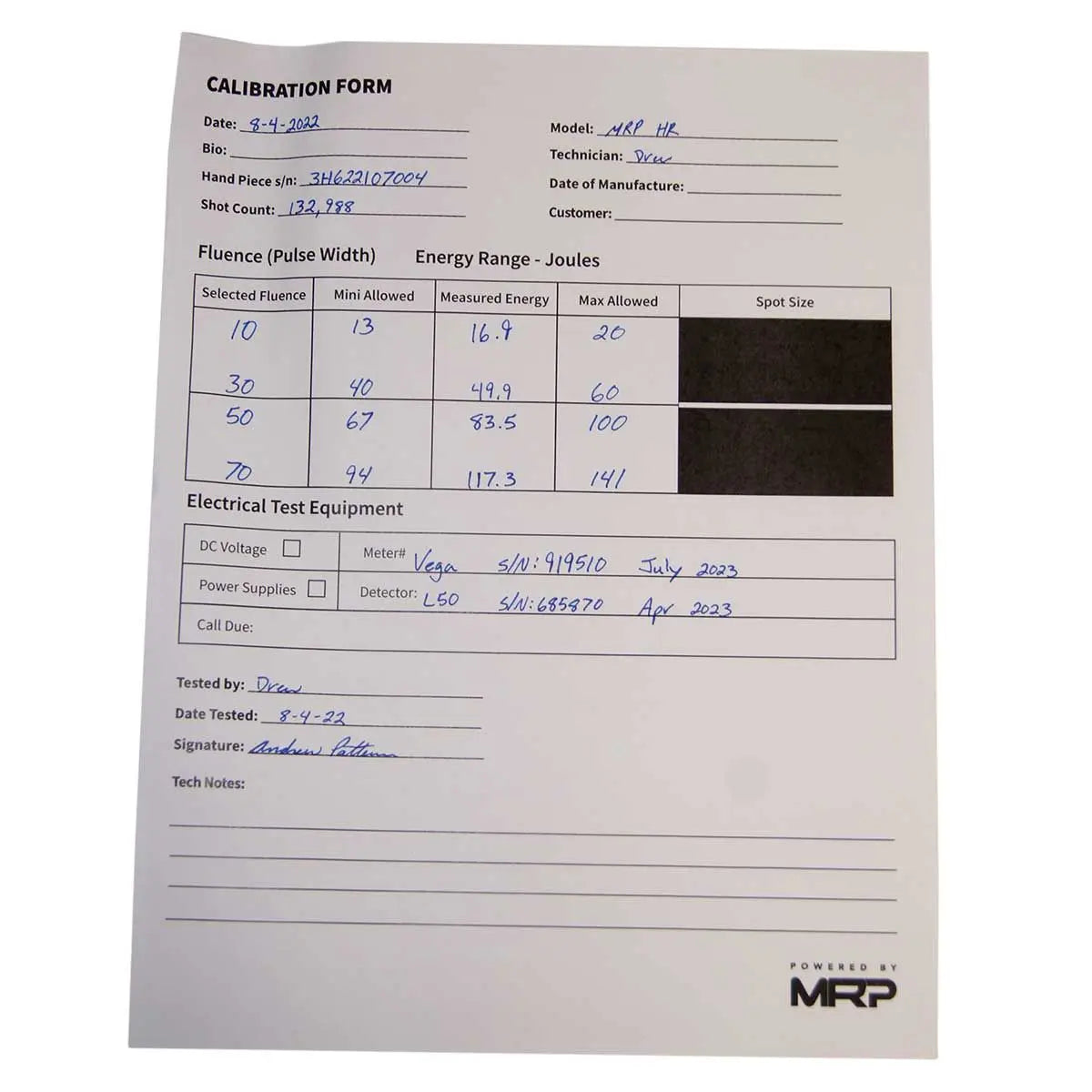 Prestige HR IPL Laser Handpiece 808nm All Skin Types Hair Removal / Reduction