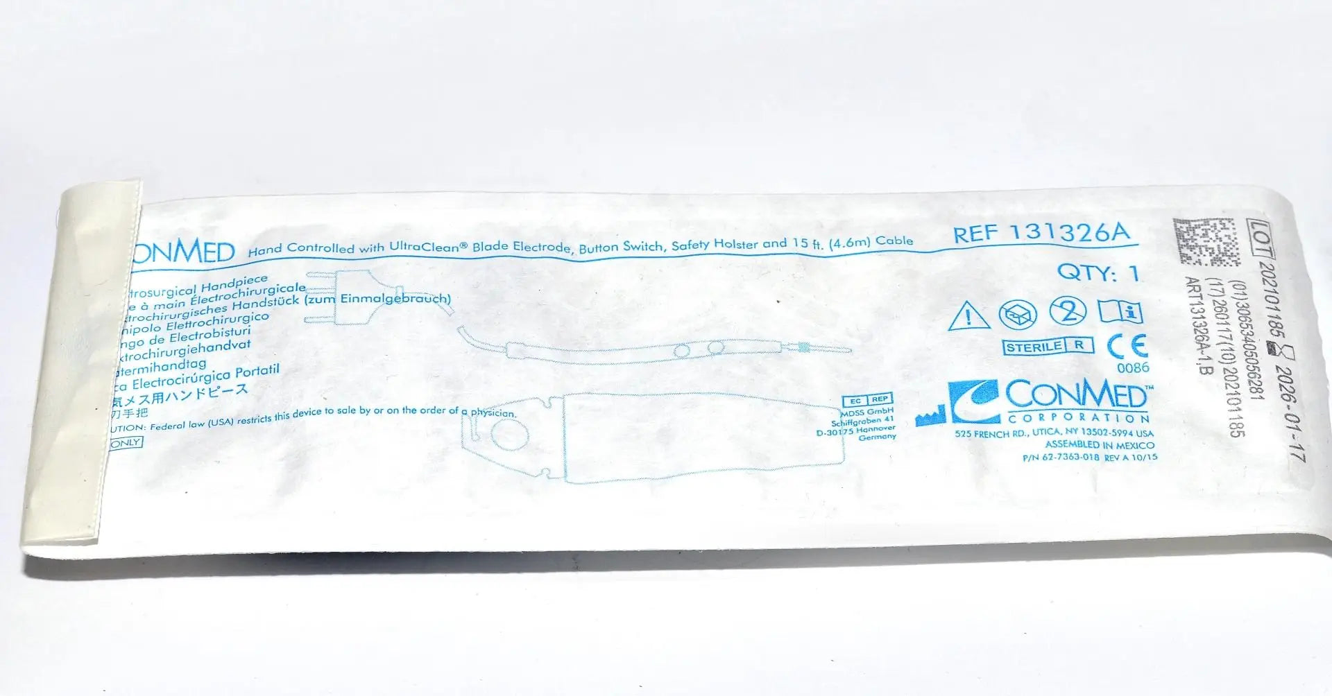 Conmed SYSTEM 5000 ElectroSurgical Generator General Surgery ESU w/Handpieces