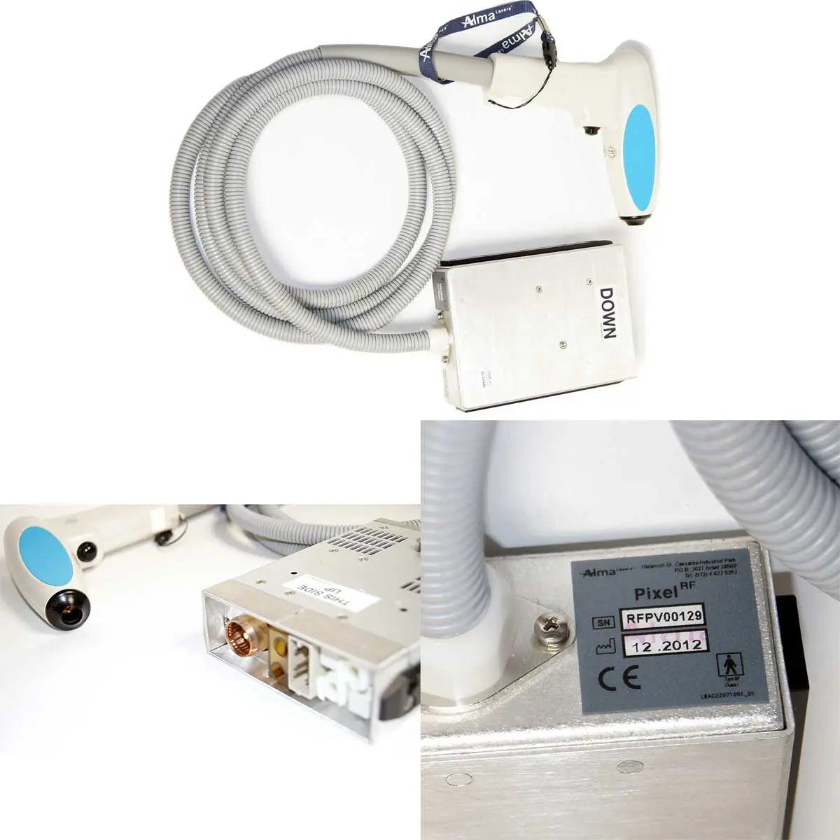 2012 Alma Accent V Shape System Body Contouring Acne Scar Wrinkle RF Pixel Uni