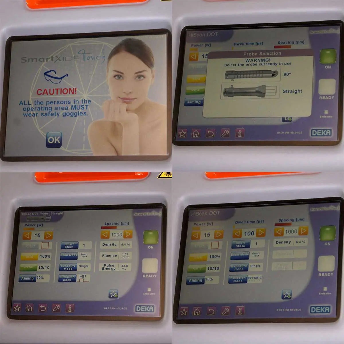 2016 DEKA SmartXide Touch C60 M110C1 CO2 Laser System Mona Lisa Smart Xide Sol International Medical