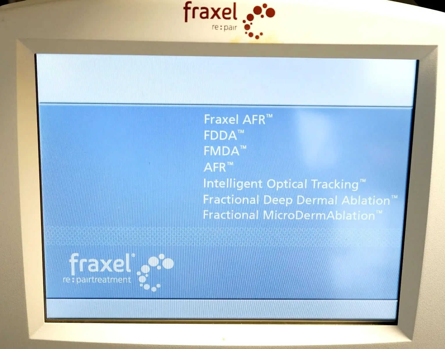 Reliant Fraxel Re:Pair CO2 Fractional Skin Resurfacing Treatment Laser RePair
