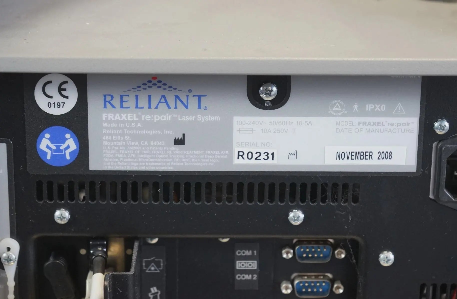 Reliant Fraxel Re:Pair CO2 Fractional Skin Resurfacing Treatment Laser RePair