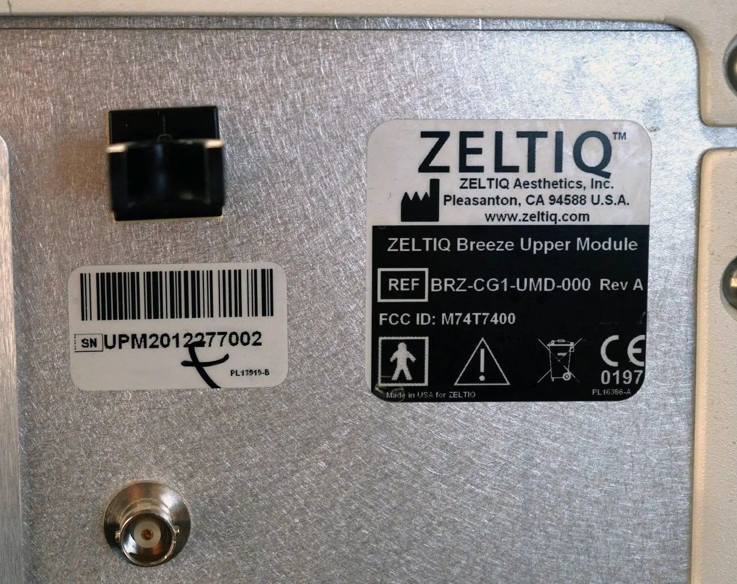 2012 Zeltiq CoolSculpting Body Contouring Cryolipolysis Fat Reduction Contour