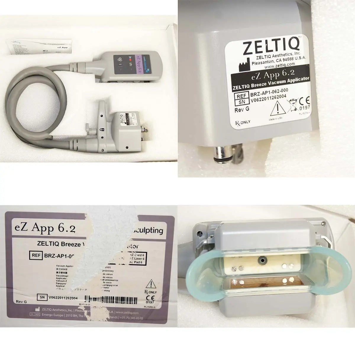 2011 Zeltiq CoolSculpting Body Contouring Fat Reduction System w/ 4 Applicators