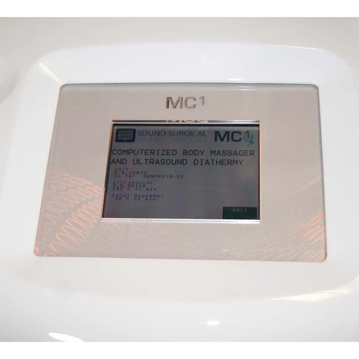 2009 Sound Surgical Vaser MC1 Ultrasound Body Massage Cavitation Diathermy System