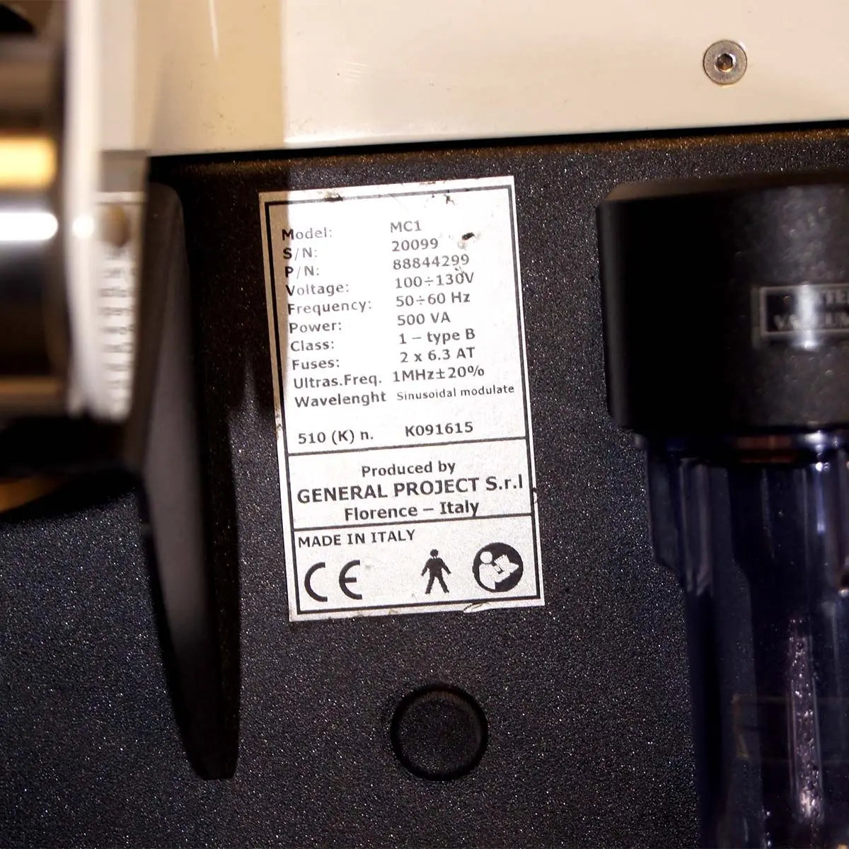 2009 Sound Surgical Vaser MC1 Ultrasound Body Massage Cavitation Diathermy System