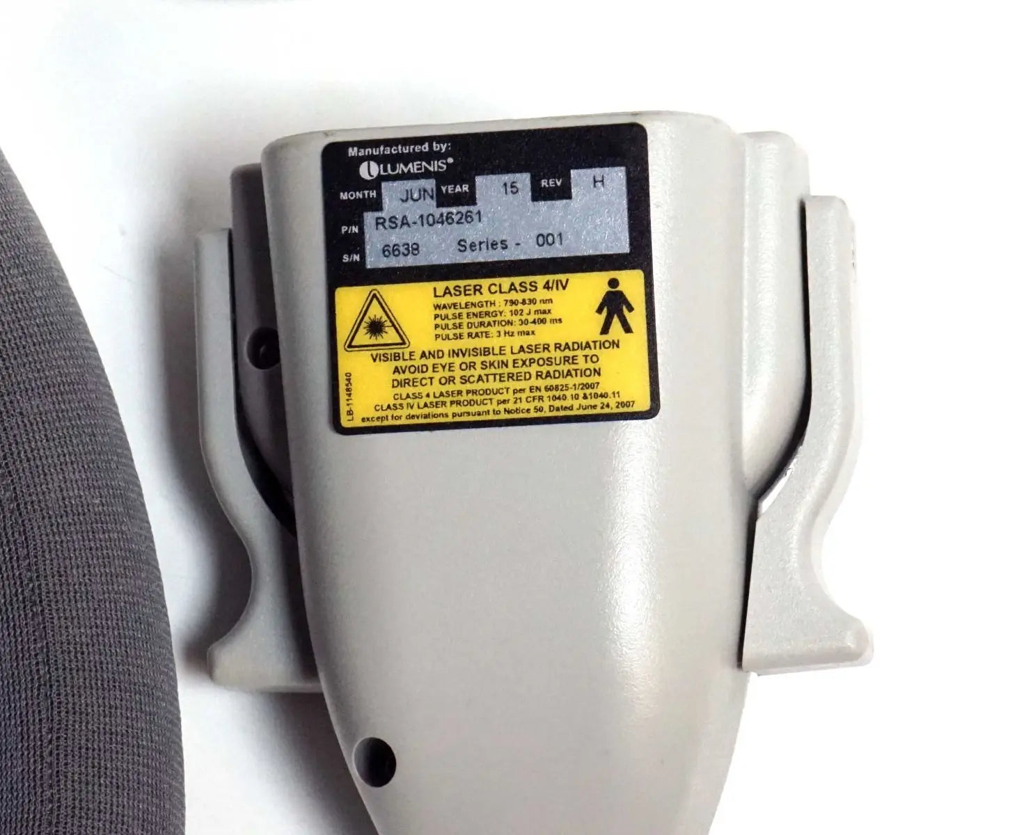 2009 Lumenis LightSheer Duet Laser ET HS 9x9mm 22x35mm Hair Removal Light Sheer Lumenis