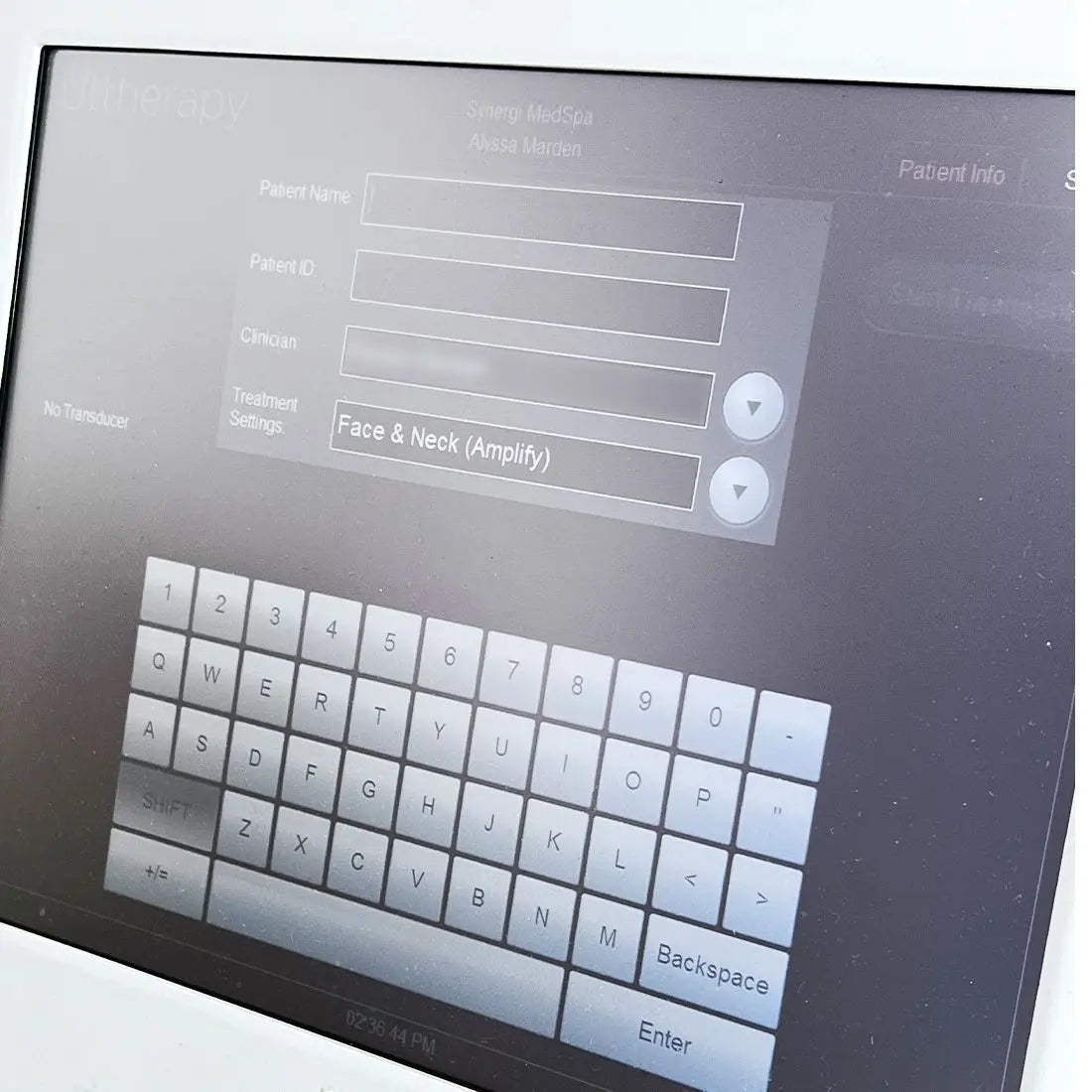 2013 Ulthera Ultherapy DeepSEE UC-1 Ultrasound Facial Contouring Skin Tightening System