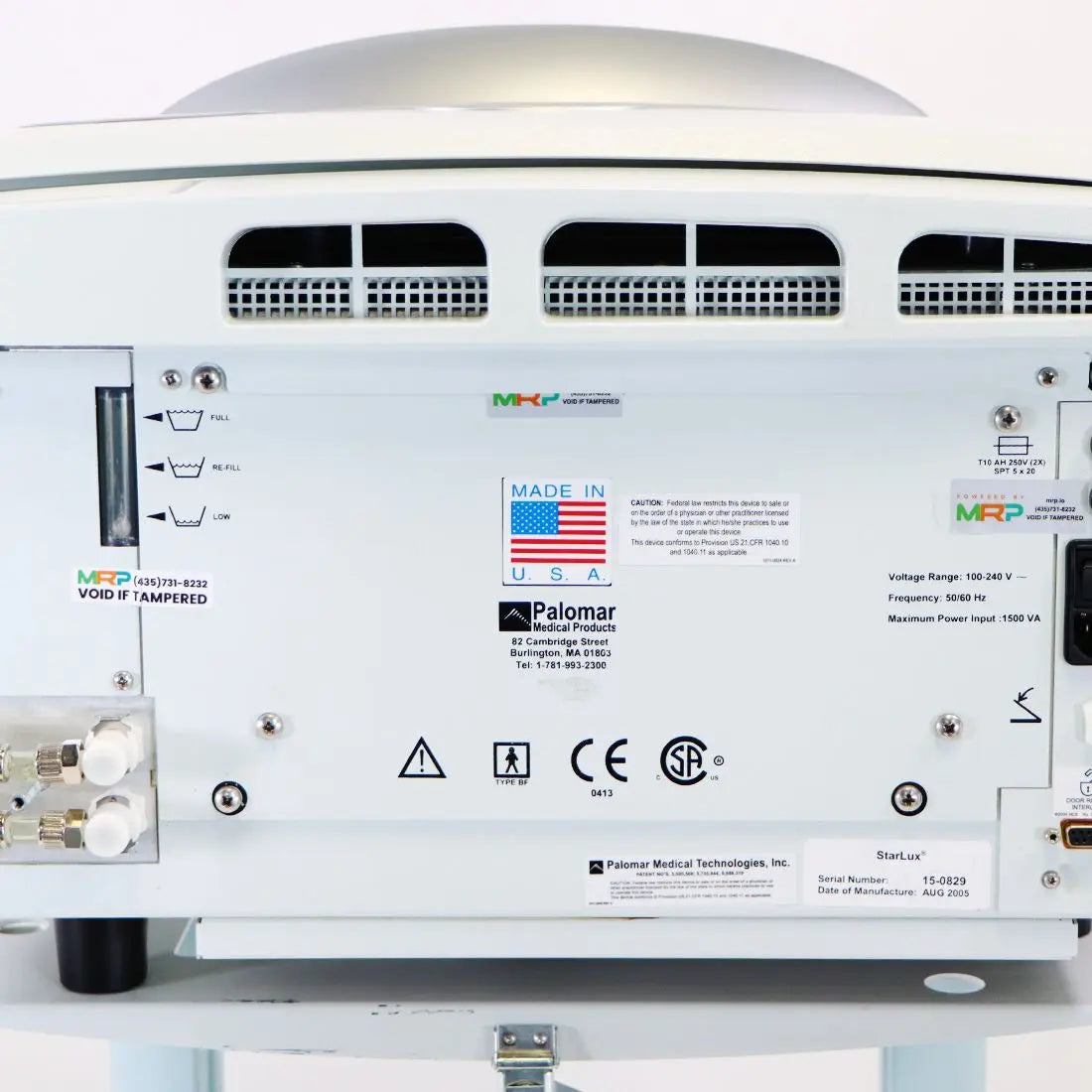 2005 Palomar StarLux 300 Laser LuxYs IPL Hair Removal Reduction Pigmented Lesion