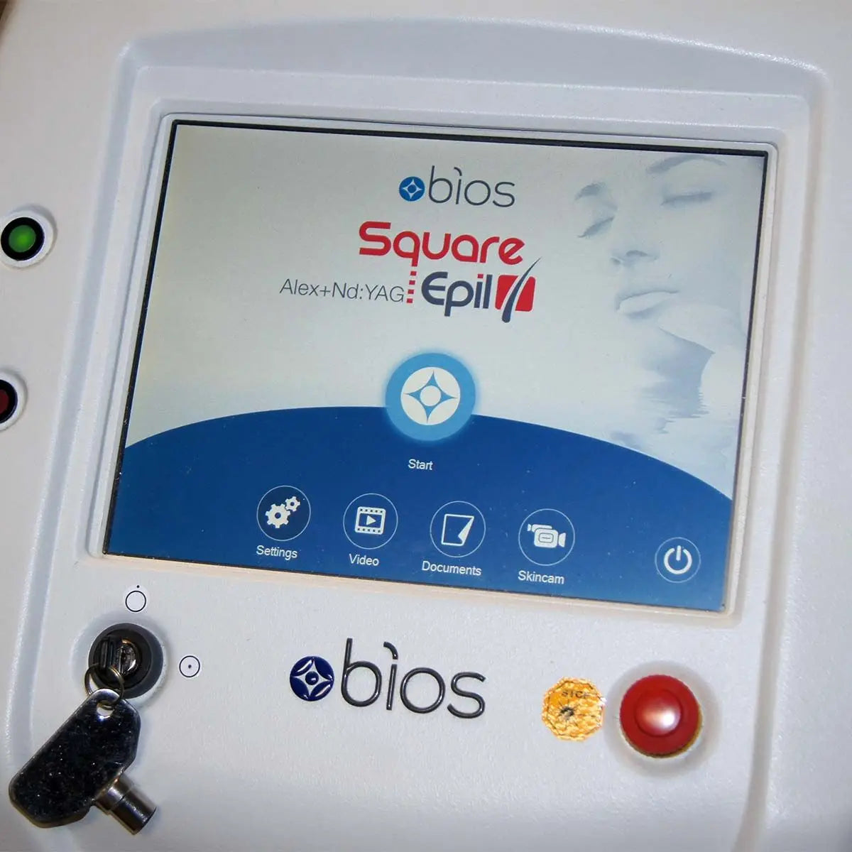 2017 Bios Square Epil Alex Nd YAG Laser Hair Removal Alexandrite 755 1064 nm Sol International Medical