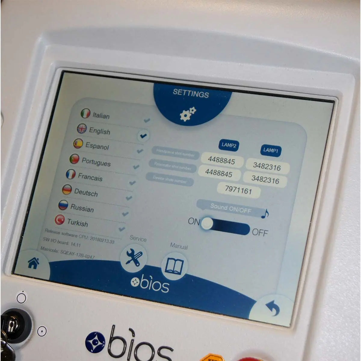 2017 Bios Square Epil Alex Nd YAG Laser Hair Removal Alexandrite 755 1064 nm Sol International Medical