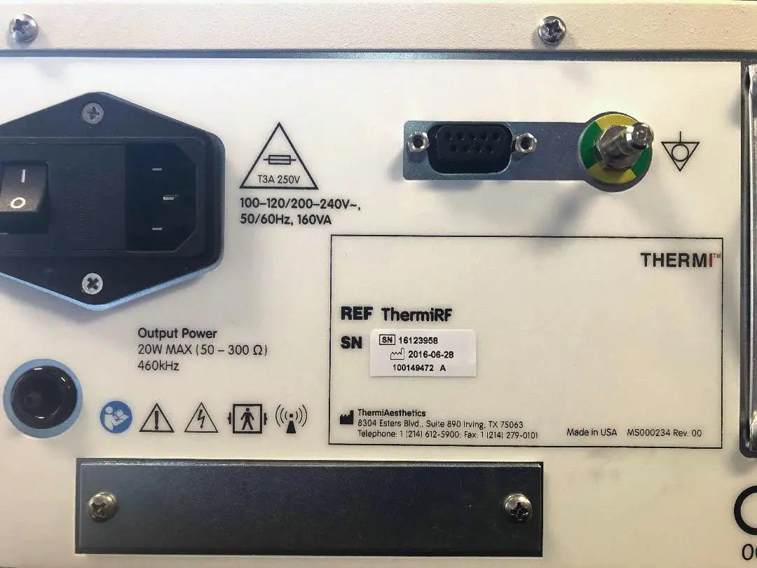 2016 ThermiRF Generator RadioFrequency RF Wrinkles Skin Tightening Contouring