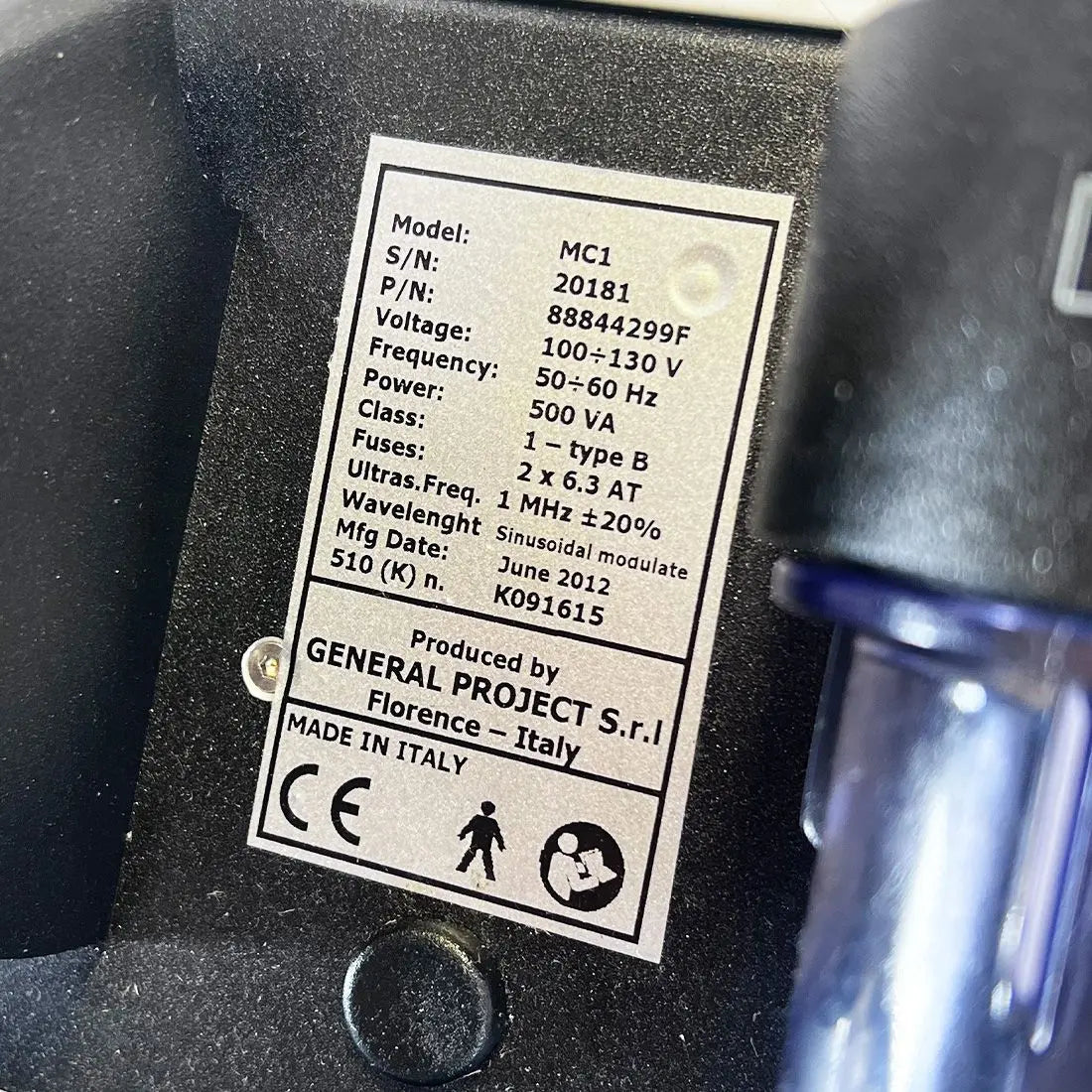 2012 VASER Shape Body Shaping Contour Ultrasound Handpiece Massage Therapy MC-1