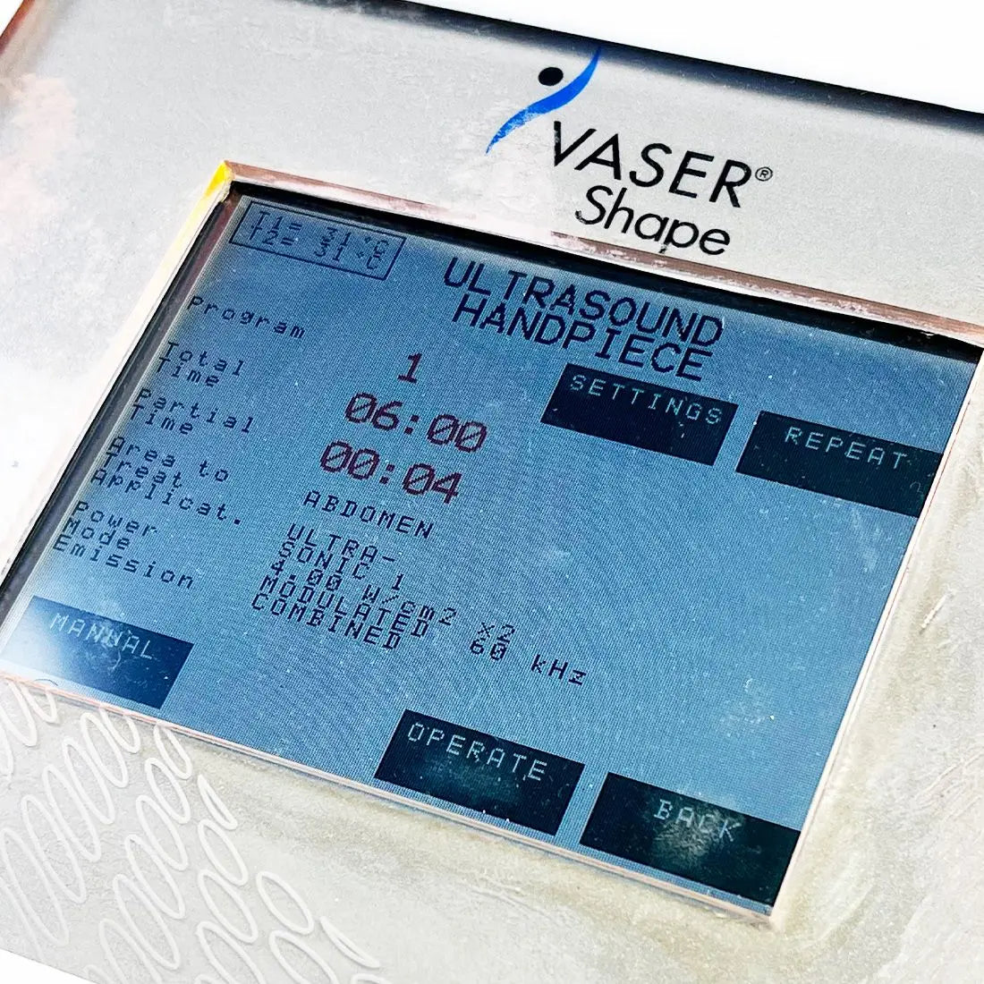 2012 VASER Shape Body Shaping Contour Ultrasound Handpiece Massage Therapy MC-1