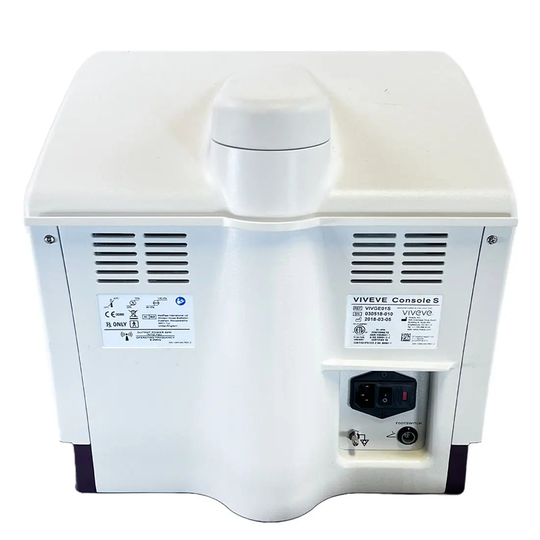 2018 Viveve Console S Feminine Vaginal Urinal Rejuvenation RF System VIVGE01S