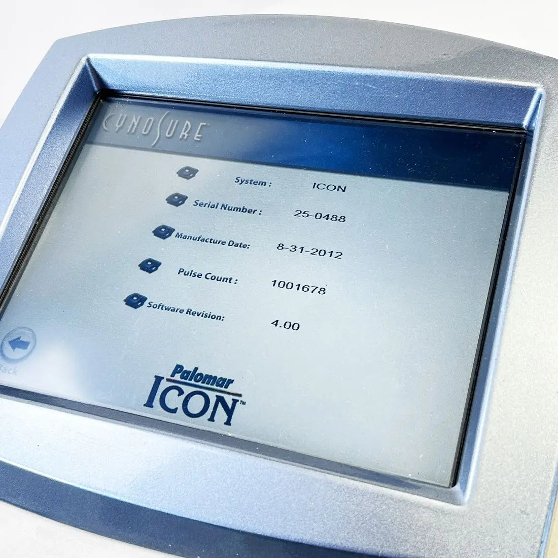 2012 Cynosure Icon IPL Laser Hair Removal Skin Resurfacing Scars Lesions w/3 HPs Palomar