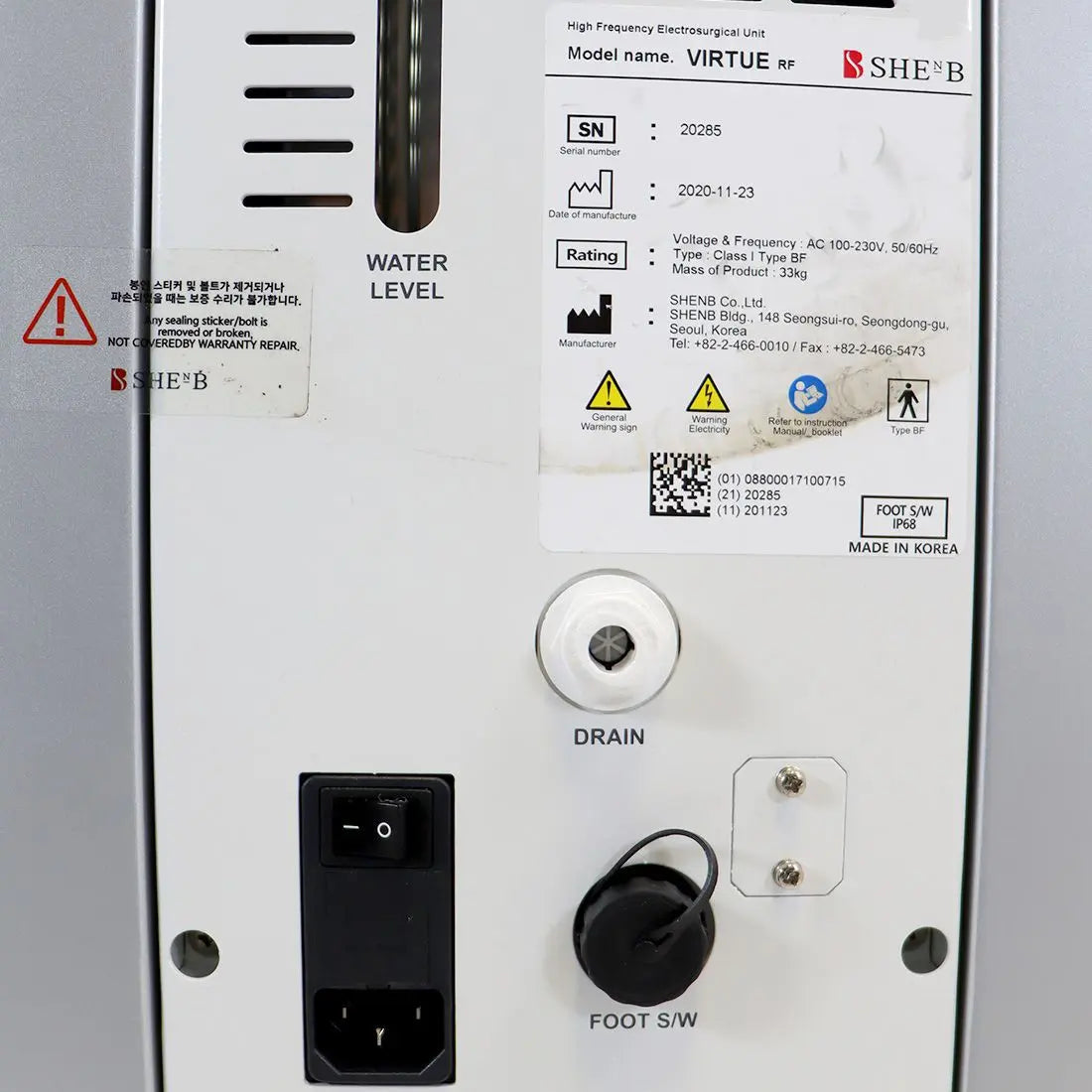 2020 Cartessa VirtueRF Microneedle System SHEnB Virtue RF Wrinkles Skin Tighten Sol International Medical