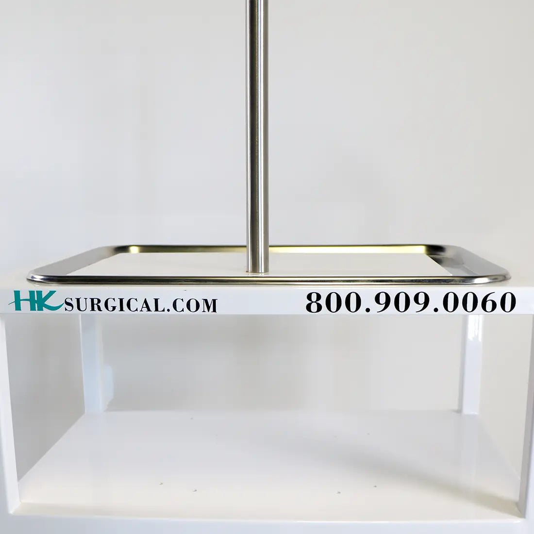 HK Surgical Aspirator Pump AP-III 115V with Valet Cart 42in Tall Vacuum 85-LPM