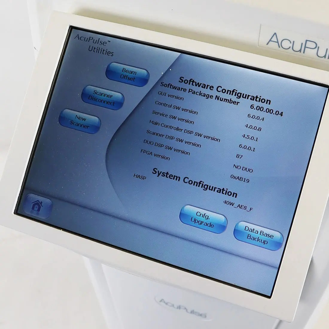 2016 Lumenis AcuPulse 40W CO2 Fiber Laser Acuscan 120 Scanner Skin Resurfacing