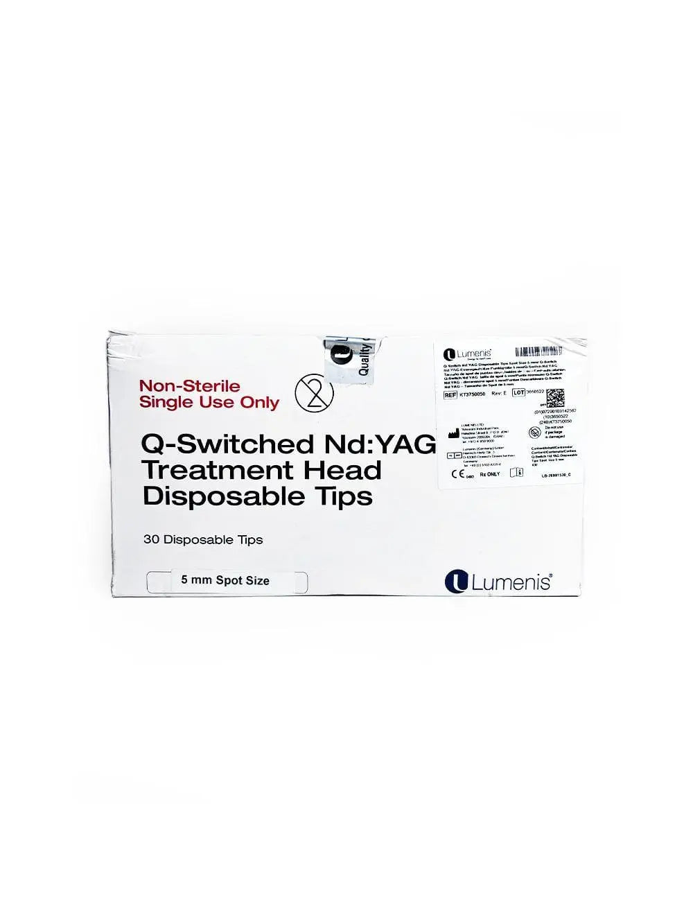 Lumenis M22 Q-Switched Nd YAG QS YAG Laser Handpiece 5mm Tips KT3750050 x25 Pcs