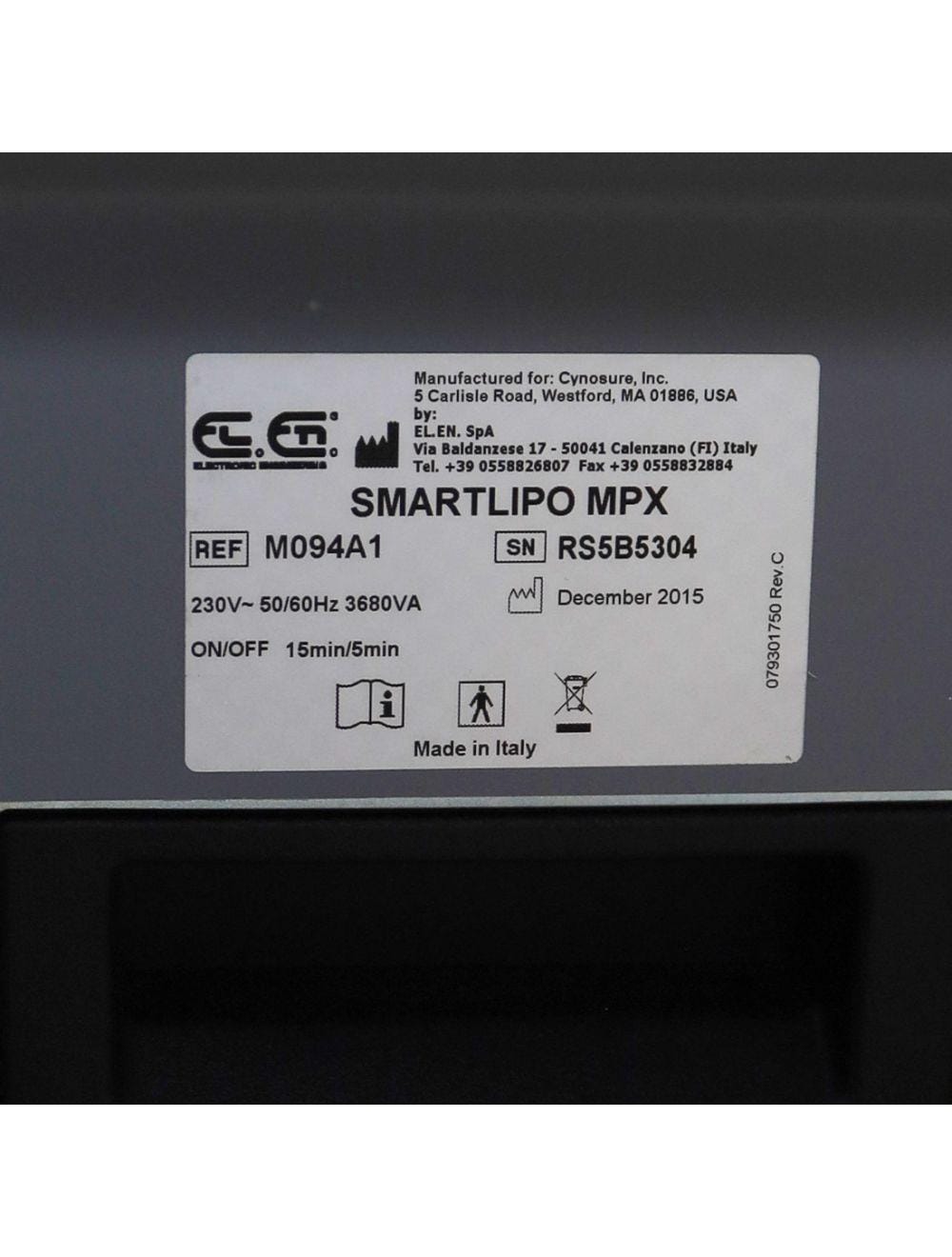 2015 Cynosure Smartlipo MPX 1064nm 1320nm Nd YAG Laser Body Sculpting Non-RFID