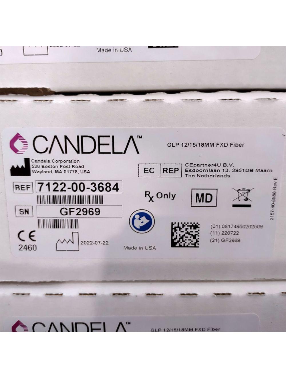 Candela GentleLase Plus Fiber Assembly 12/15/18mm Factory NEW 7122-00-3684 (GF2969)