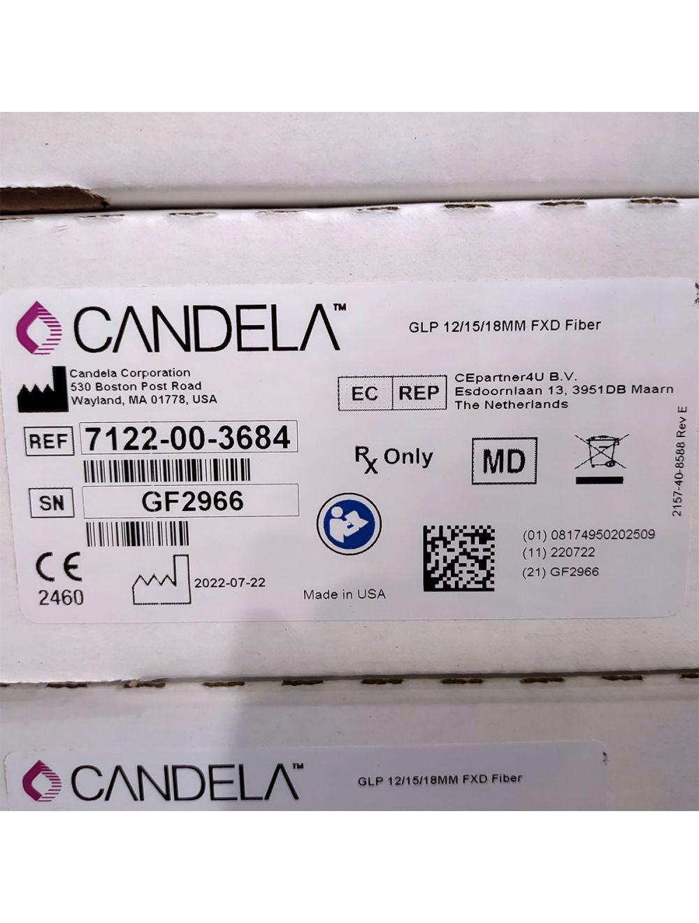Candela GentleLase Plus Fiber Assembly 12/15/18mm Factory NEW 7122-00-3684 (GF2966)