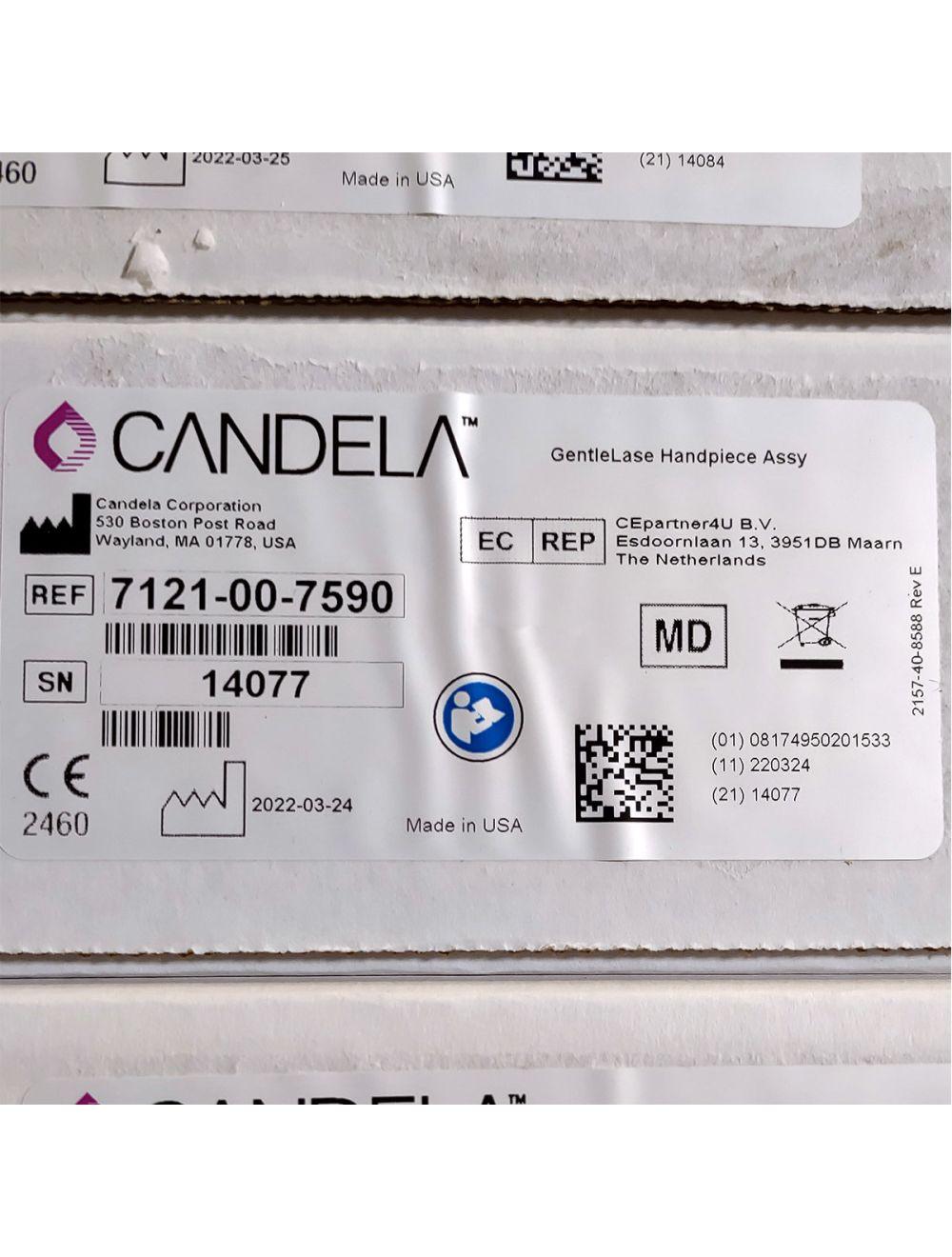 Candela GentleLase Plus Handpiece Assembly No Fiber Factory NEW 7121-00-7590 (14077sn)