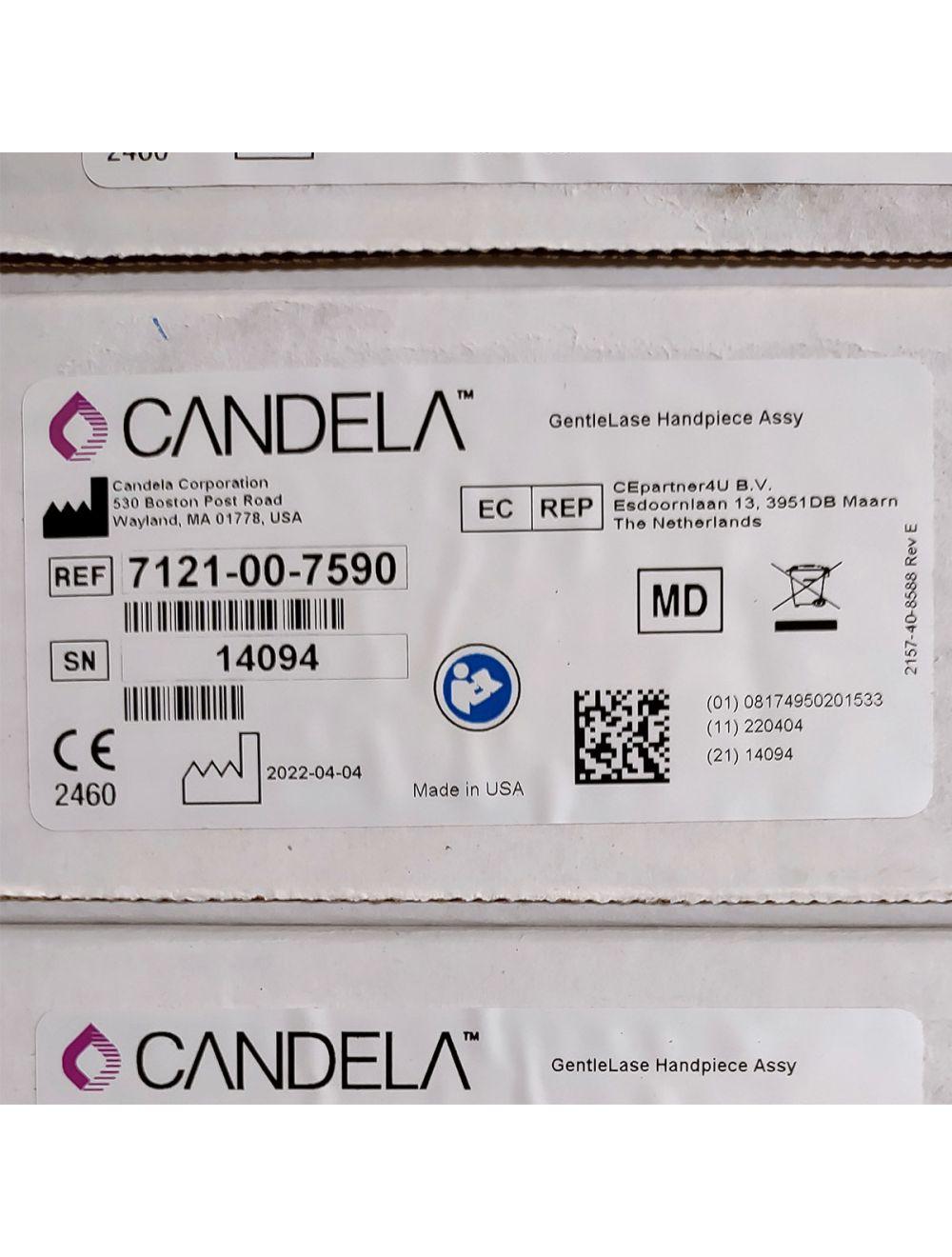 Candela GentleLase Plus Handpiece Assembly No Fiber Factory NEW 7121-00-7590 (14094sn)