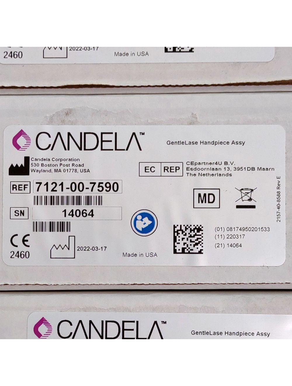 Candela GentleLase Plus Handpiece Assembly No Fiber Factory NEW 7121-00-7590 (14064sn)