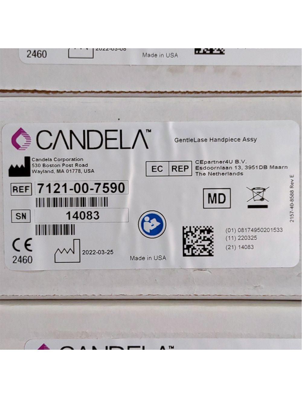 Candela GentleLase Plus Handpiece Assembly No Fiber Factory NEW 7121-00-7590 (14083sn)