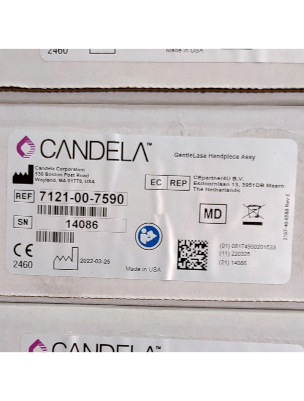 Candela GentleLase Plus Handpiece Assembly No Fiber Factory NEW 7121-00-7590 (14086sn)