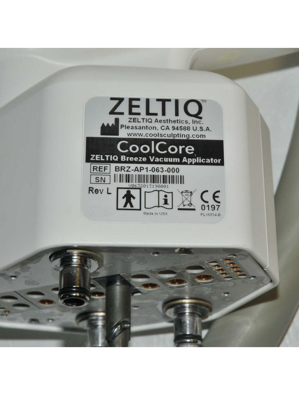 Zeltiq CoolSculpting CoolCore Vacuum Cool CORE Applicator HP BRZ-AP1-063-00 2013
