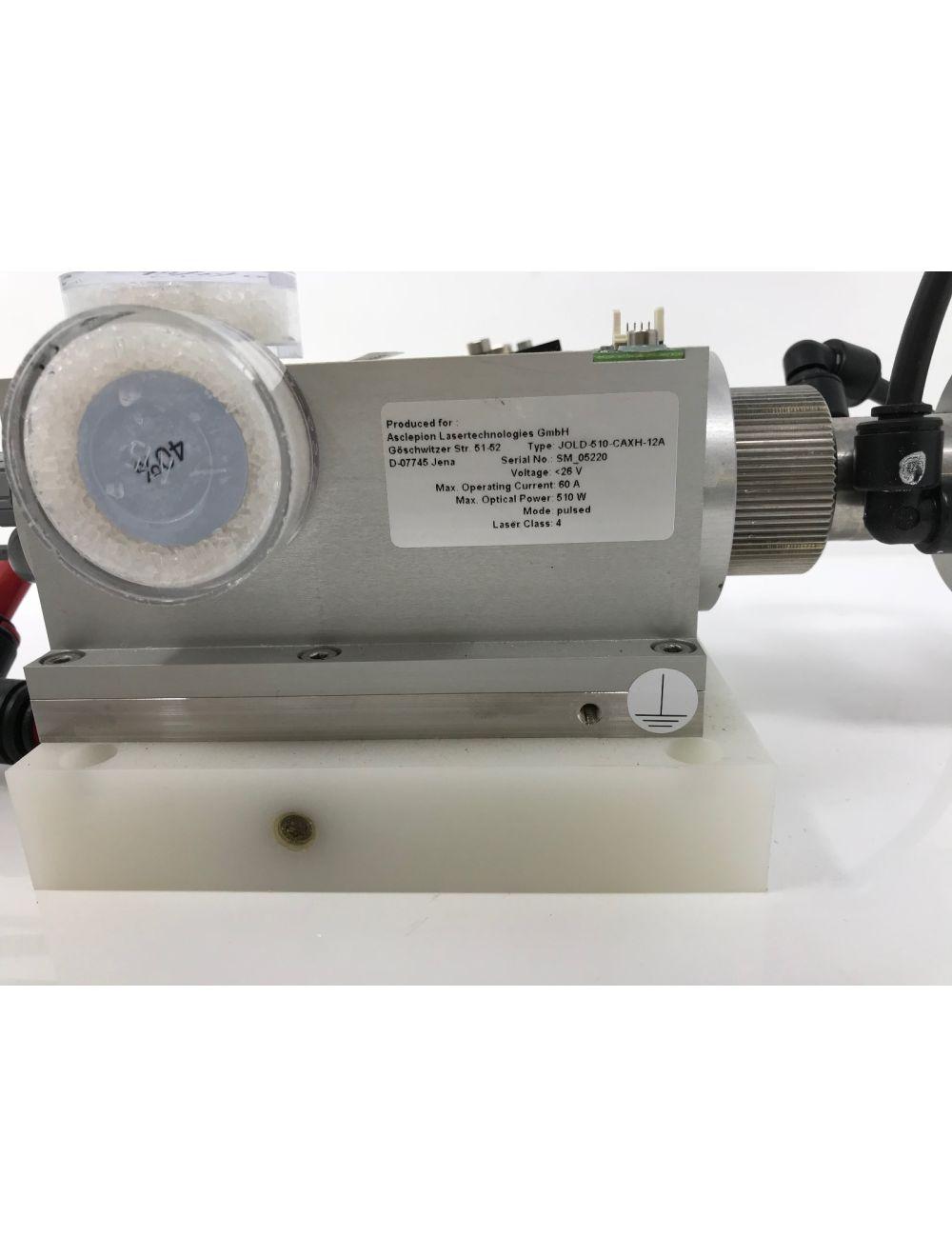 Asclepion Mediostar Laser XT Head Fiber Focus Base Assembly PARTS UNIT