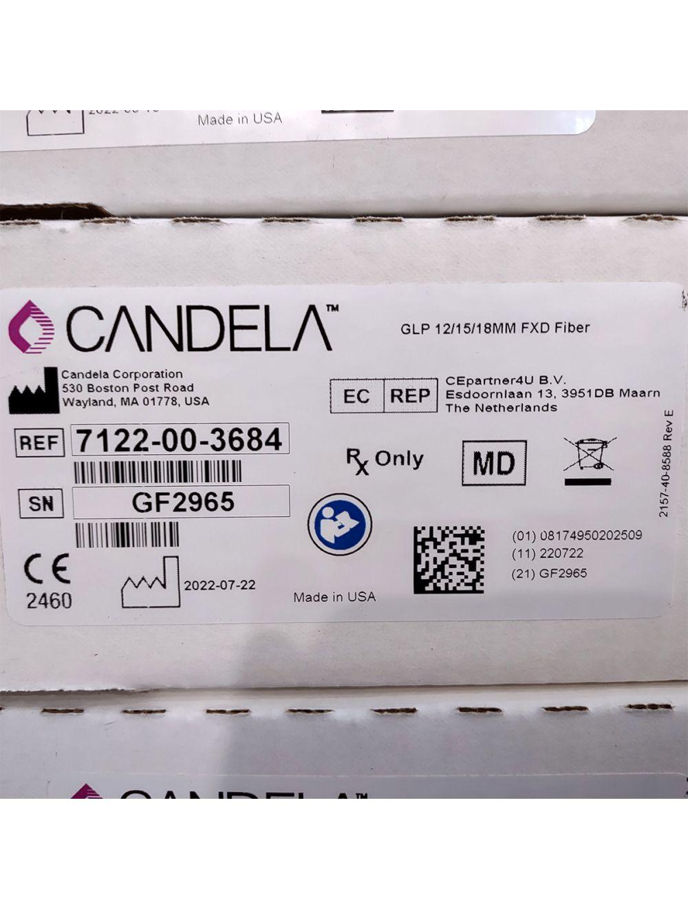 Candela GentleLase Plus Fiber Assembly 12/15/18mm Factory NEW 7122-00-3684 (GF2965)