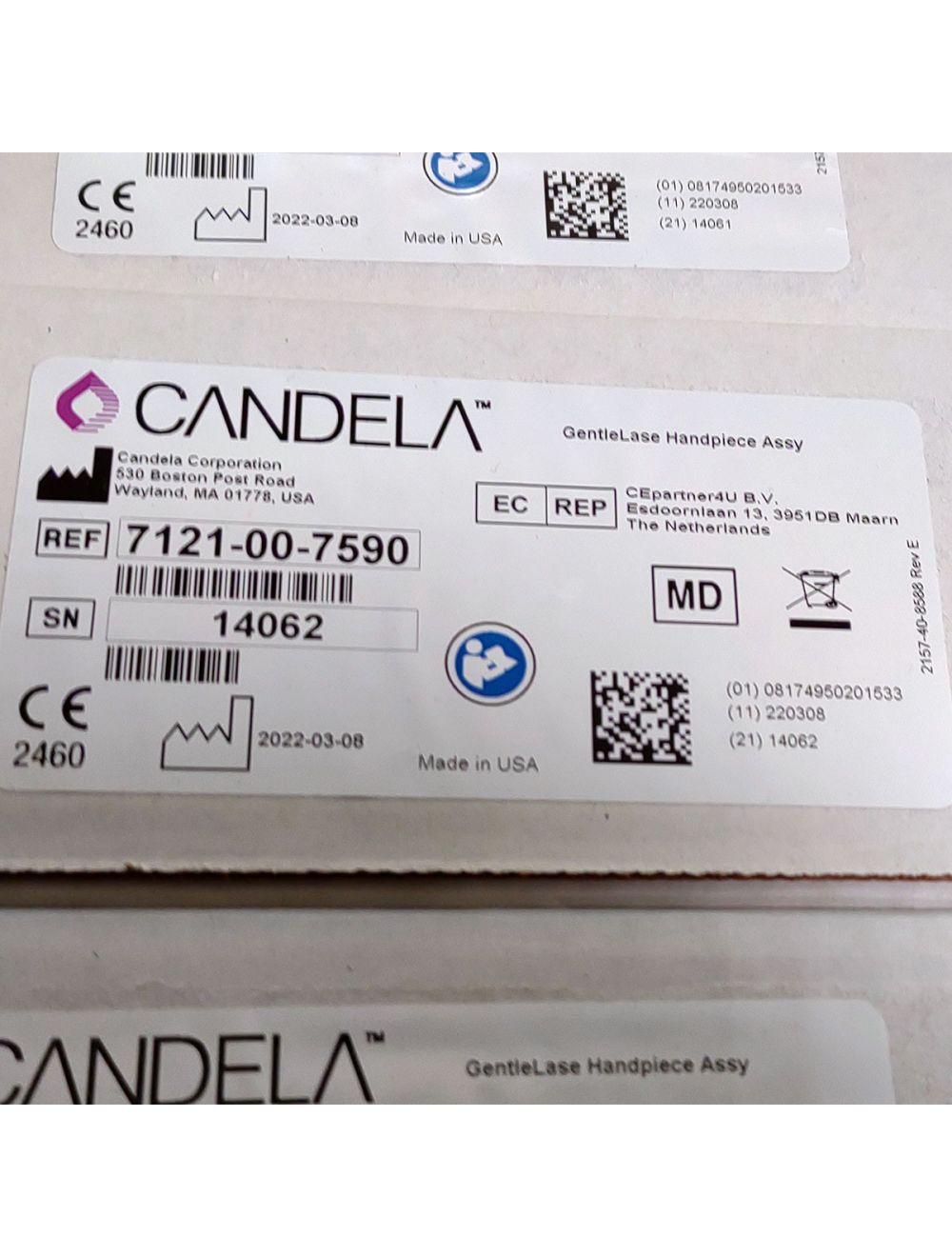 Candela GentleLase Plus Handpiece Assembly No Fiber Factory NEW 7121-00-7590 (14062sn)