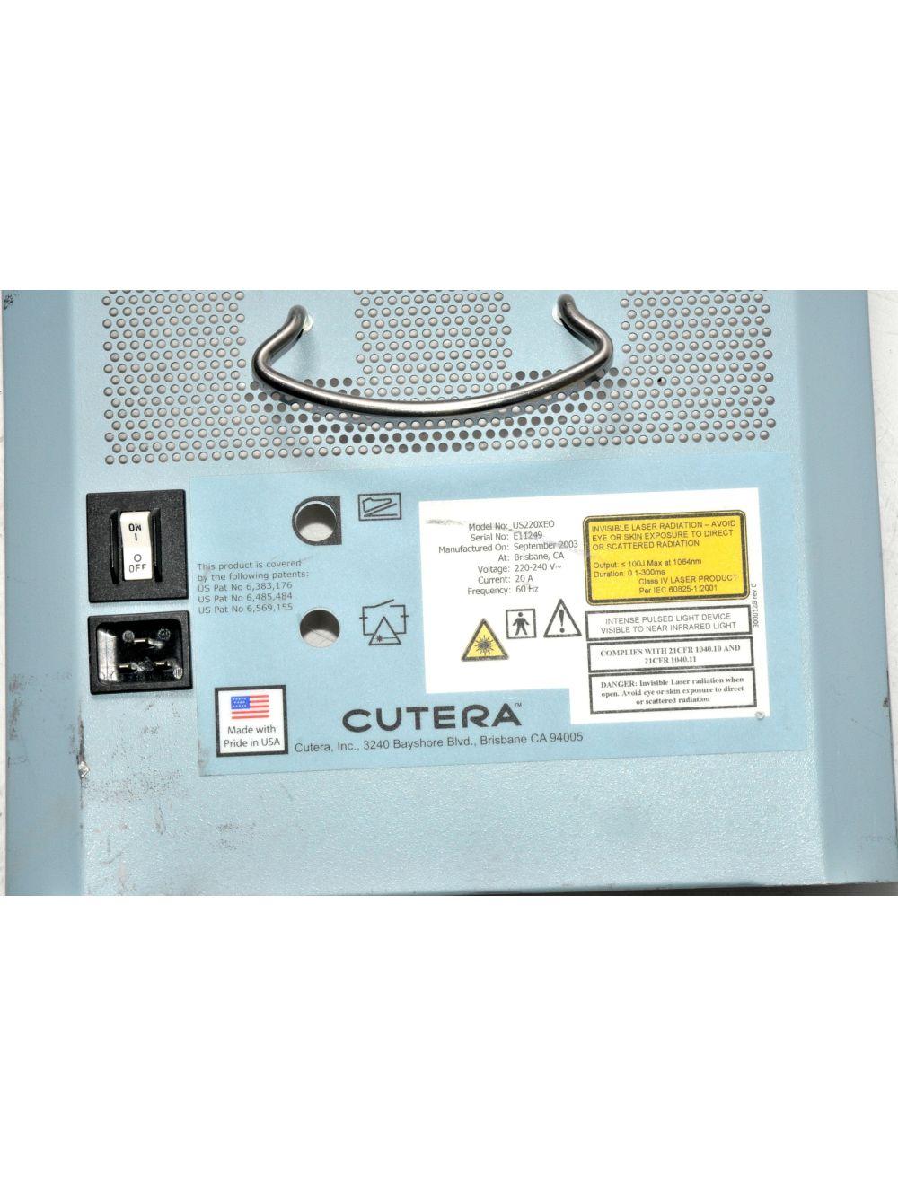 Cutera XEO CoolGlide Laser REAR BACK PANEL COVER On Off SWITCH HANDPIECE Mast
