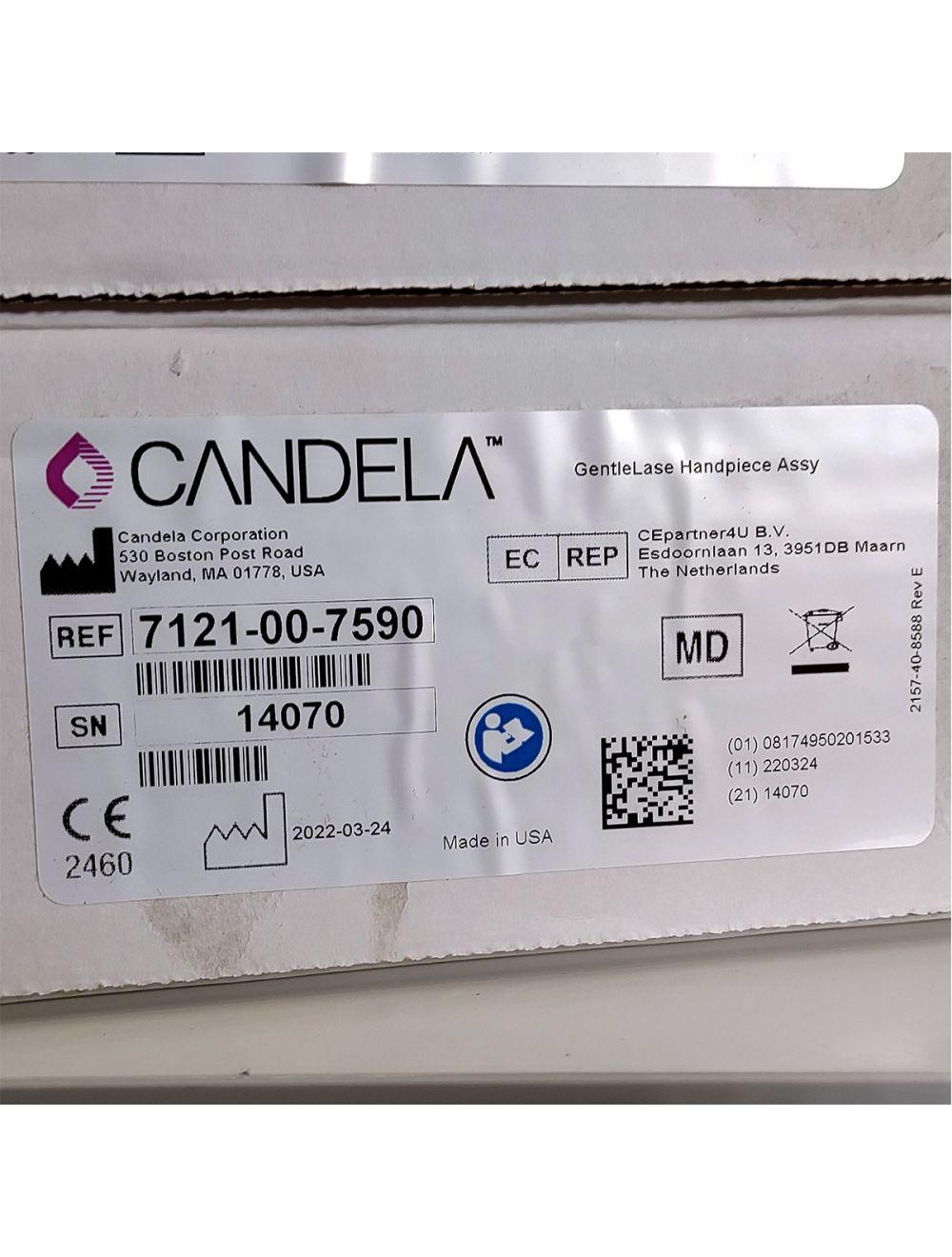 Candela GentleLase Plus Handpiece Assembly No Fiber Factory NEW 7121-00-7590 (14070sn)