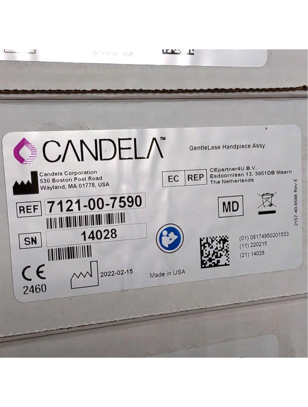 Candela GentleLase Plus Handpiece Assembly No Fiber Factory NEW 7121-00-7590 (14028sn)