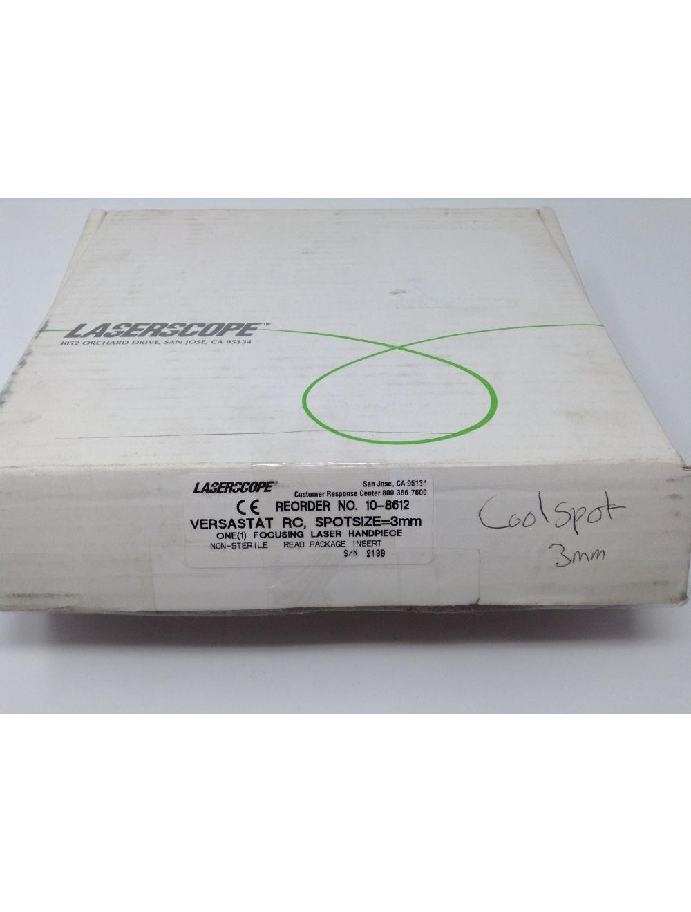 Laserscope VersaStat 3mm Focusing Handpiece Laser Coolspot 10-8612 Optic
