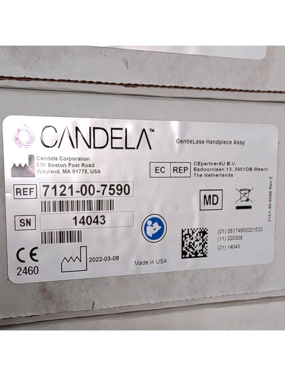 Candela GentleLase Plus Handpiece Assembly No Fiber Factory NEW 7121-00-7590 (14043sn)